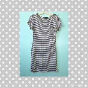 Stripped T-shirt Dress